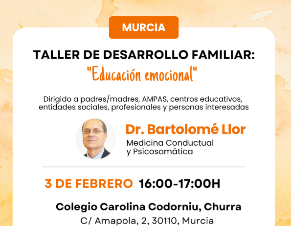 Taller de desarrollo familiar: educación emocional